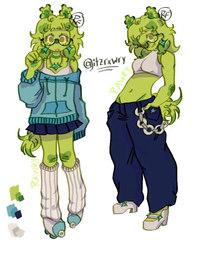 Green Girl! WIKI Credit to @jitzrwry